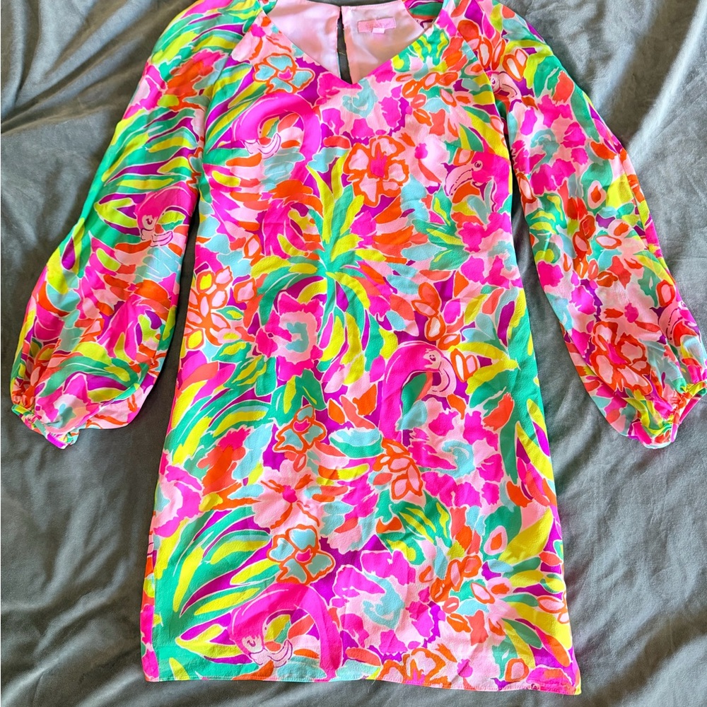 Lilly Pulitzer Colorful Floral Dress